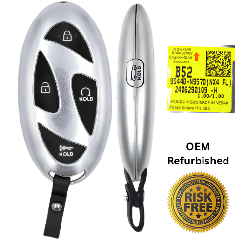 5 Button Hyundai Tucson Proximity Smart Key TQ8-FOB-4F61M43 / 95440-N9570 (OEM Refurbished)