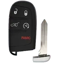 5 Button Jeep Grand Cherokee Replacement Shell for FCC: M3N-40821302 - Southeastern Keys