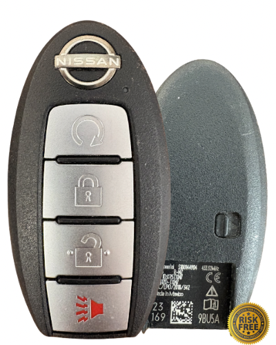 4 Button Nissan Proximity Smart Key w/ Remote Start KR5TXN7 / 285E3-9BU5A (OEM Refurbished)