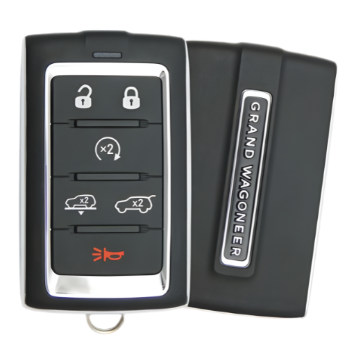 6 Button Jeep Grand Wagoneer Proximity Smart Key M3NWXF0B1 / 68516738AA (OEM Refurbished)