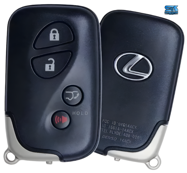 4 Button Lexus Proximity Smart Key w/ Hatch HYQ14ACX / GNE / 89904-0E031 (OEM Refurbished)