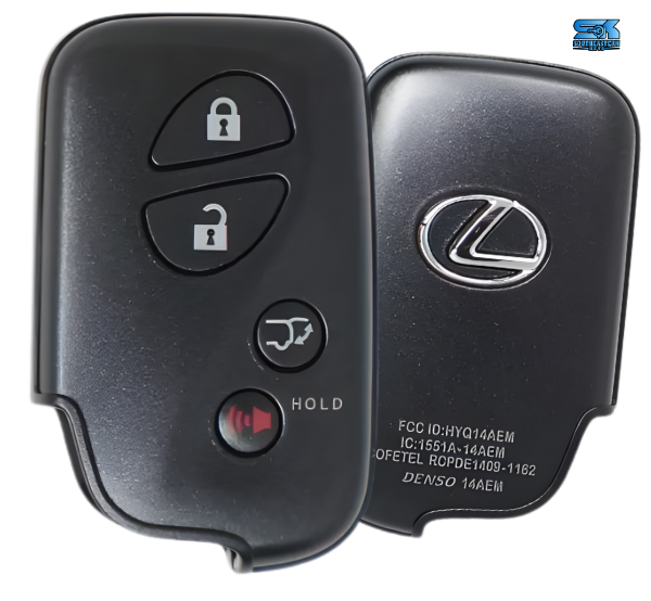 4 Button Lexus Proximity Smart Key HYQ14AEM / GNE 6601 / 89904-60A00 / 89904-60061 (OEM)