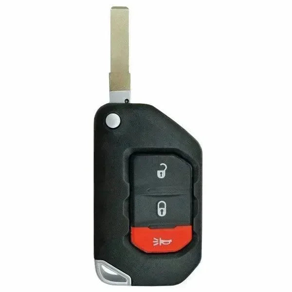 3 Button Jeep Proximity Flip Key OHT1130261 / 68416782 AA (OEM) - Southeastern Keys