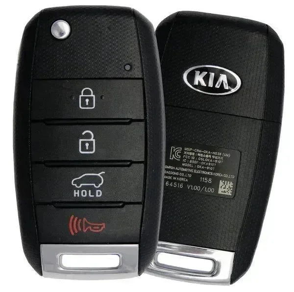 4 Button KIA Sorento Flip Key OSLOKA-910T (UMD) 95430-C6100 (OEM) - Southeastern Keys