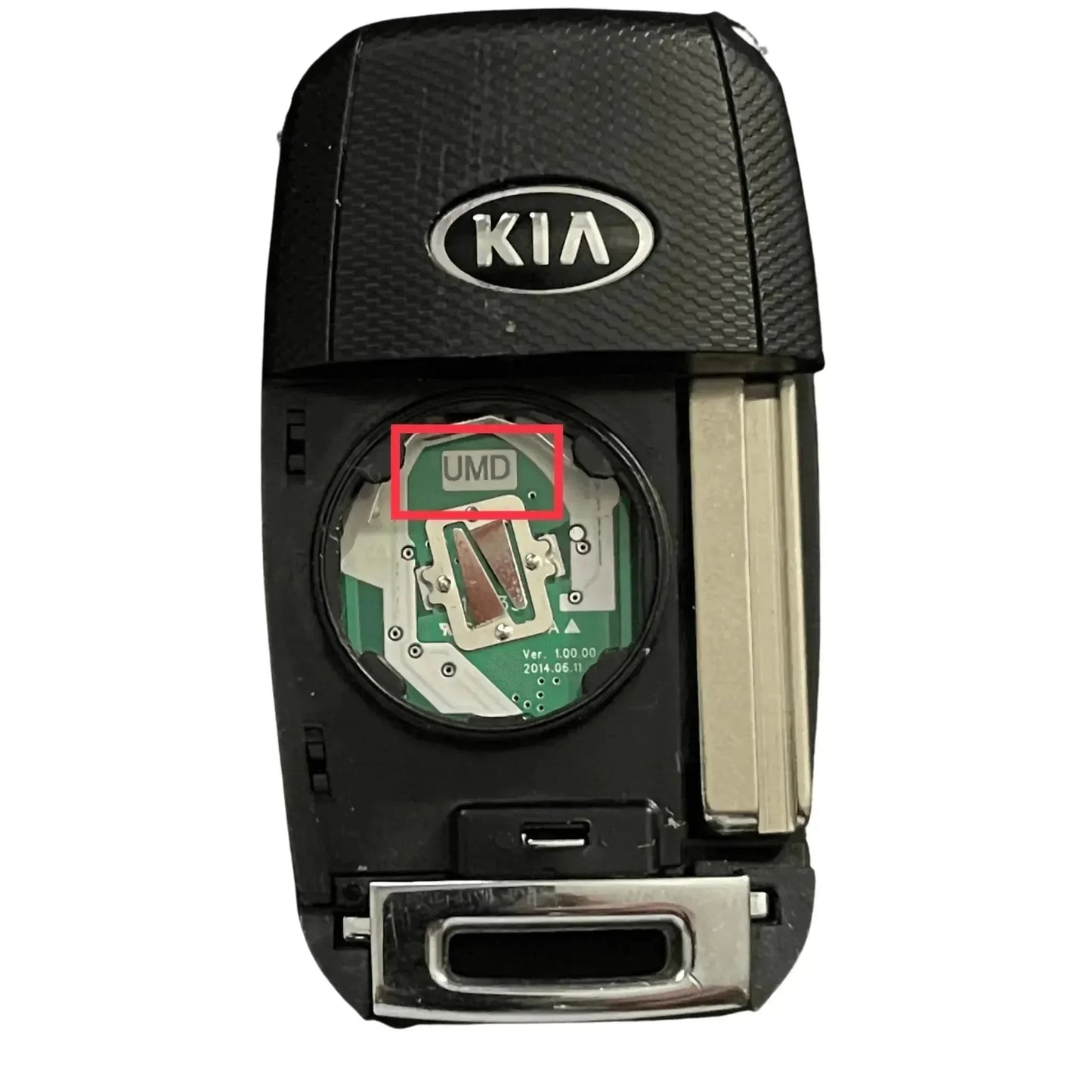 4 Button KIA Sorento Flip Key OSLOKA-910T (UMD) 95430-C6100 (OEM) - Southeastern Keys