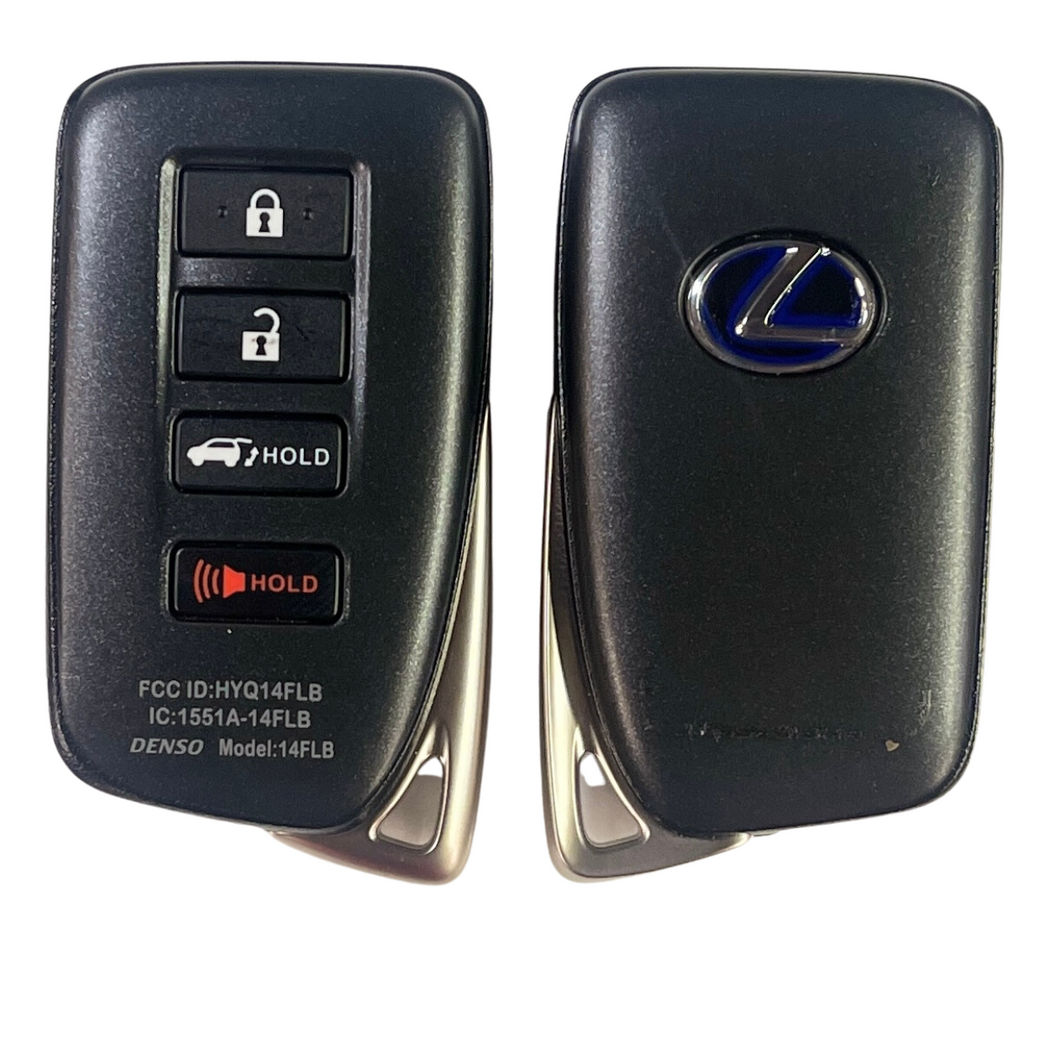 4 Button Lexus Proximity Smart Key w/ Hatch HYQ14FLB / 89904-0E190 (OEM)