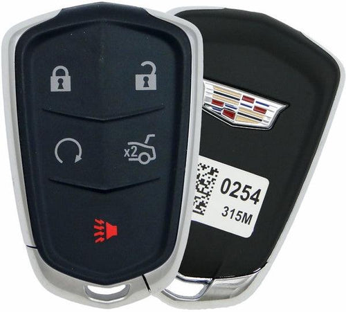 5 Button Cadillac Proximity Smart Key w/ Trunk HYQ2AB / 13598530 (OEM) - Southeastern Keys