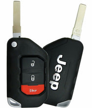 Load image into Gallery viewer, 3 Button Jeep Proximity Flip Key OHT1130261 / 68416782 AA (OEM)
