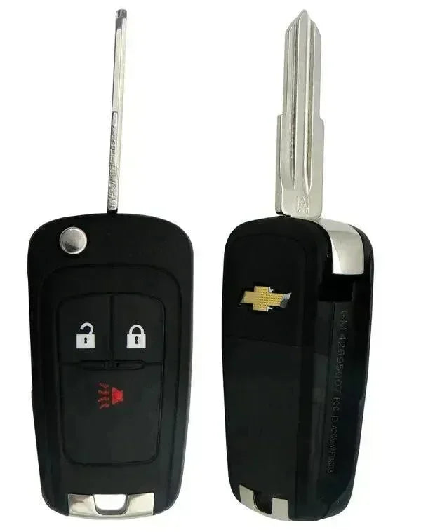 3 Button Chevrolet Spark Flip Key A2GM3AFUS03 / 95989830 (OEM Recase) - Southeastern Keys