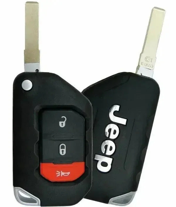 3 Button Jeep Proximity Flip Key OHT1130261 / 68416782 AA (OEM ...