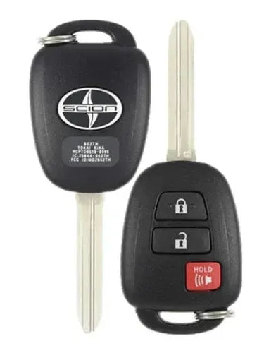 3 Button Scion TC Remote Head Key MOZB52TH / 89070-52G30 (Aftermarket) - Southeastern Keys