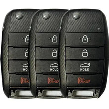 Load image into Gallery viewer, 3pk 4 Button Kia Remote Flip Key OSLOKA-875T / 95430-A7201 / YDD1 (OEM) - Southeastern Keys
