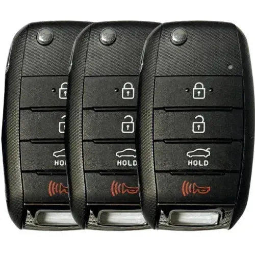 3pk 4 Button Kia Remote Flip Key OSLOKA-875T / 95430-A7201 / YDD1 (OEM) - Southeastern Keys