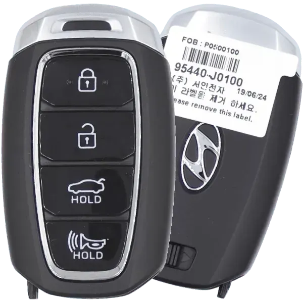 4 Button Hyundai Accent Proximity Smart Key w/ Trunk NYOSYEC4FOB1608 / 95440-J0100 (OEM) - Southeastern Keys