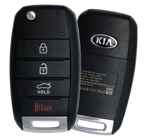 4 Button Kia Forte Flip Key OSLOKA-870T (YD) / 95430-A7400 (OEM) - Southeastern Keys