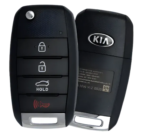 4 Button Kia Remote Flip Key OSLOKA-875T / 95430-A7201 / YDD1 (OEM) - Southeastern Keys