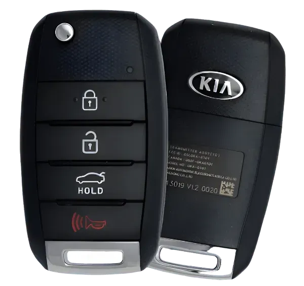 4 Button Kia Remote Flip Key OSLOKA-875T / 95430-A7201 / YDD1 (OEM) - Southeastern Keys