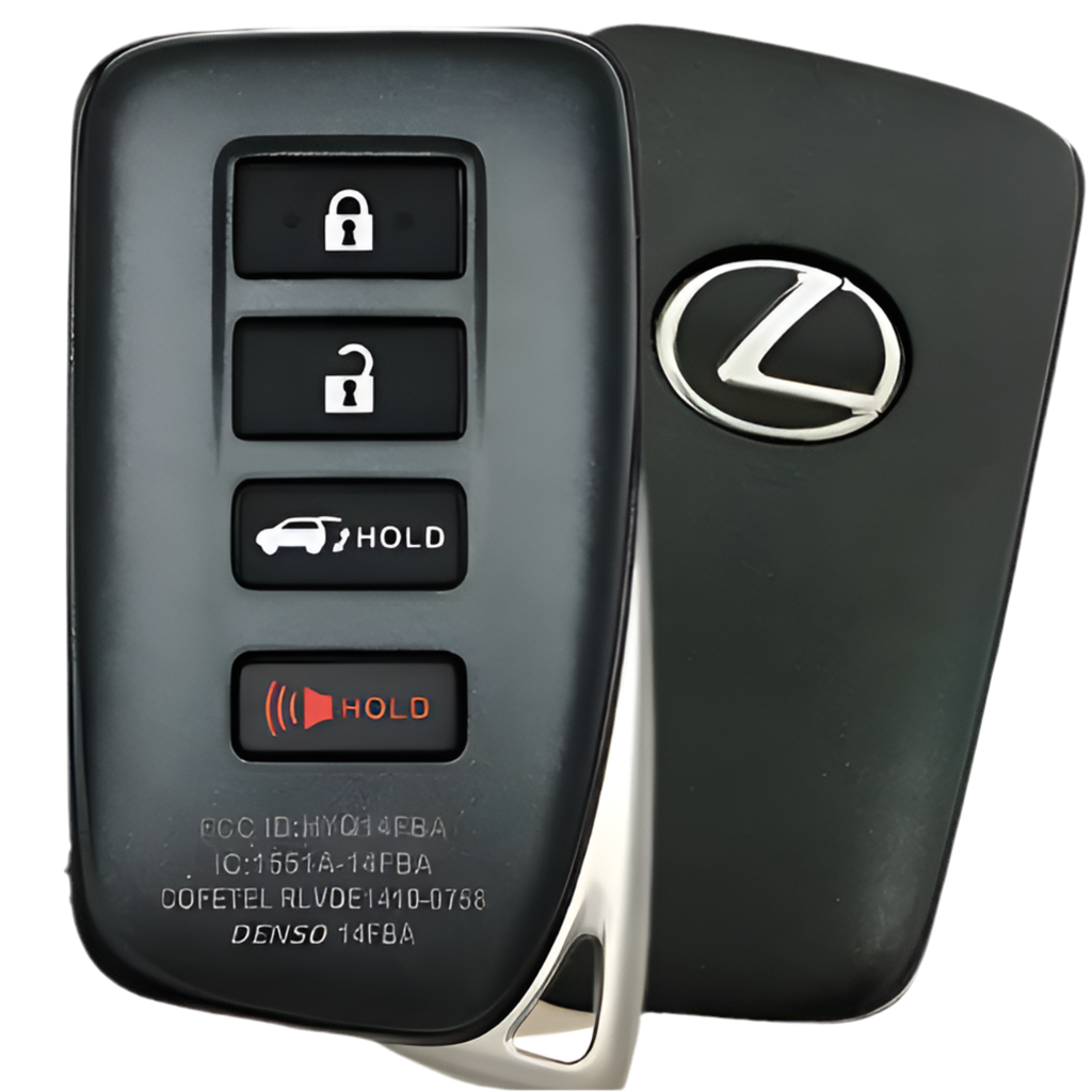 4 Button Lexus Proximity Smart Key w/ Hatch HYQ14FBA / AG-2110 / 89904-78070 (OEM Refurbished) - Southeastern Keys