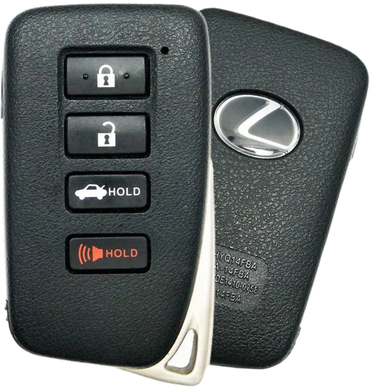 4 Button Lexus Proximity Smart Key w/ Trunk HYQ14FBA / AG Board 2020 / 89904-53651 (OEM Refurbished) - Southeastern Keys