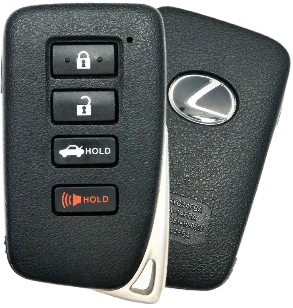 4 Button Lexus Proximity Smart Key w/ Trunk HYQ14FBA / AG Board 2020 / 89904-53651 (OEM Refurbished) - Southeastern Keys