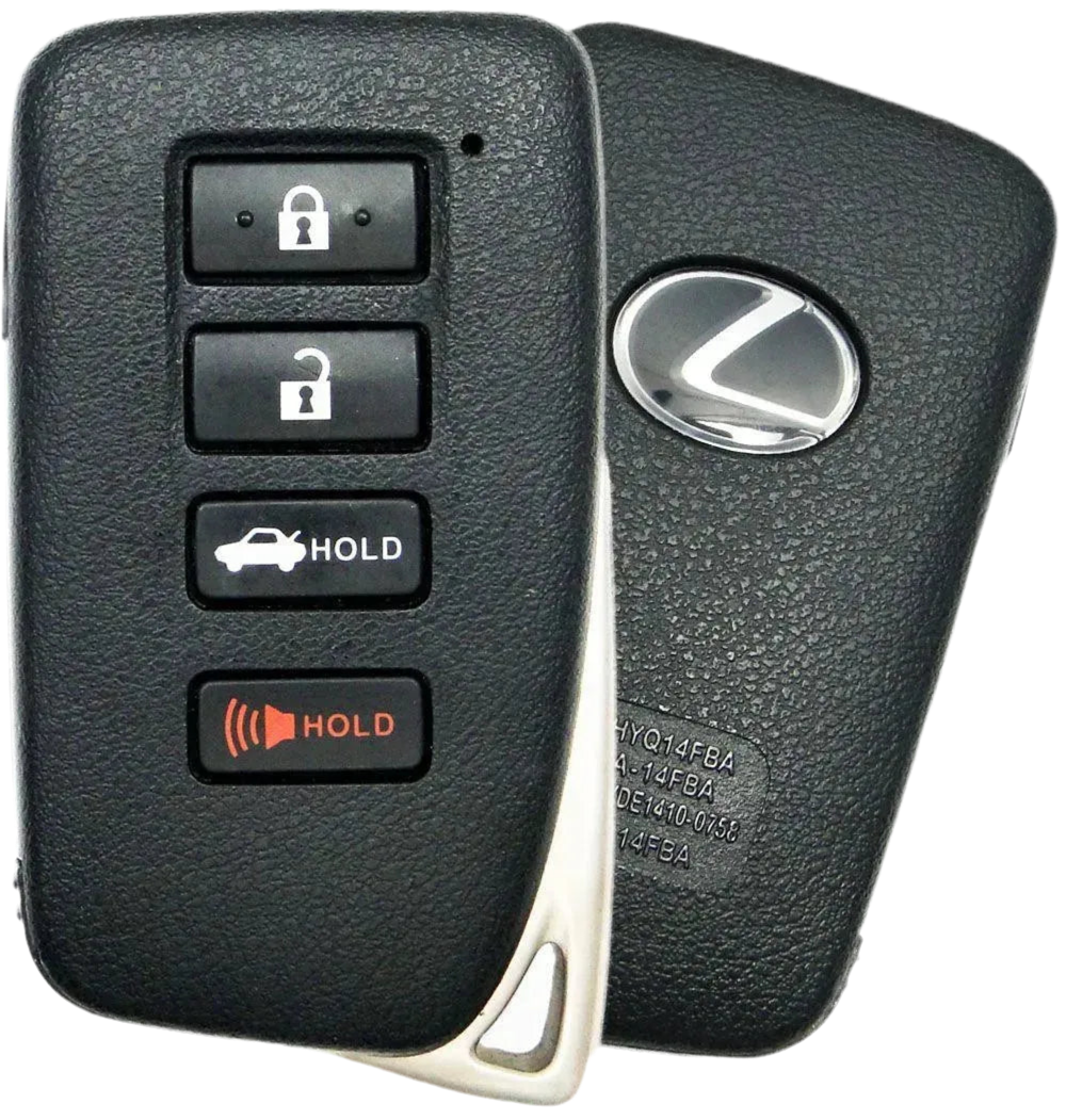 4 Button Lexus Proximity Smart Key w/ Trunk HYQ14FBA / AG Board 2020 / 89904-53651 (OEM Refurbished) - Southeastern Keys