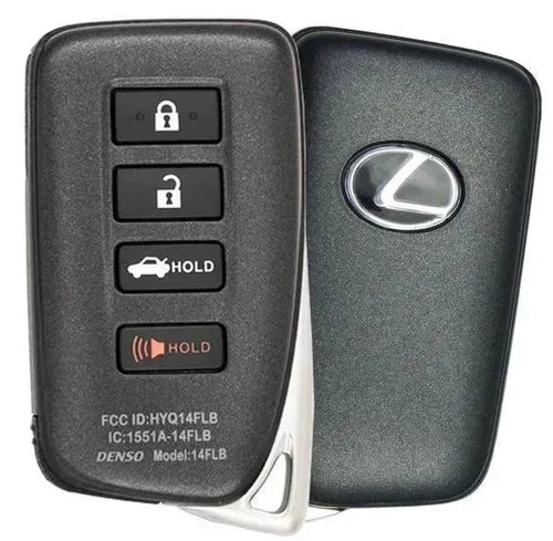 4 Button Lexus Proximity Smart Key w/ Trunk HYQ14FLB / 89904-24340 (OEM) - Southeastern Keys