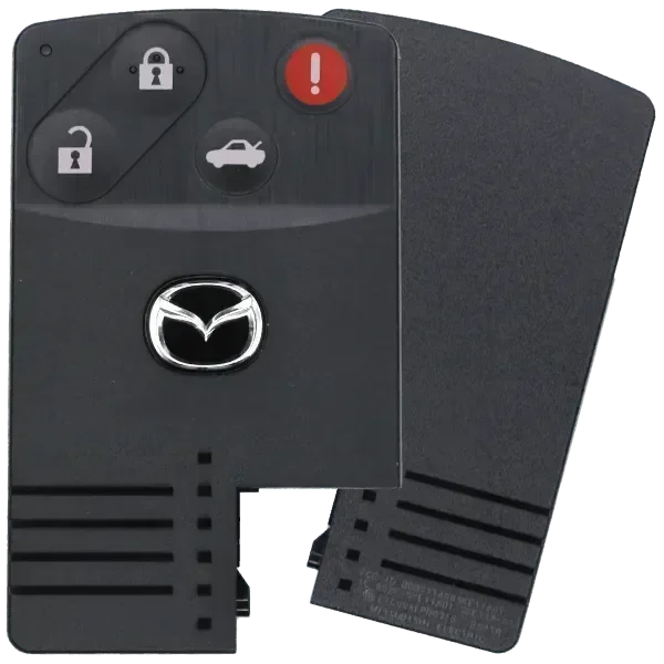 4 Button Mazda Smart Key Card BGBX1T458SKE11A01 / NFY7-67-5RYB (OEM-Refurbished) - Southeastern Keys