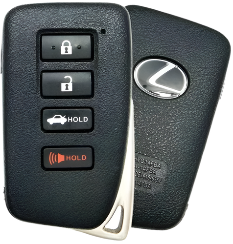 4 Button Smart Proximity Key For Lexus HYQ14FBA / G Board / 89904-06170 (OEM Refurbished) - Southeastern Keys