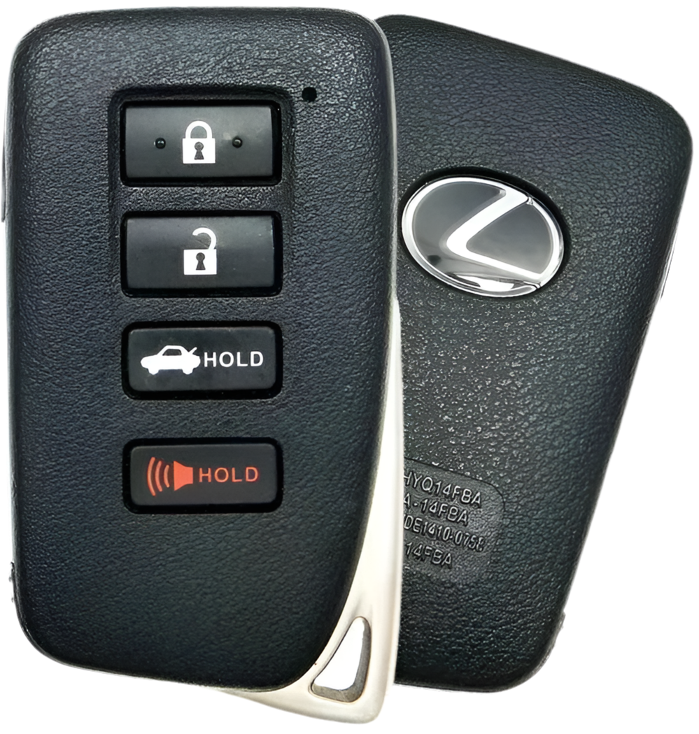 4 Button Smart Proximity Key For Lexus HYQ14FBA / G Board / 89904-06170 (OEM Refurbished) - Southeastern Keys