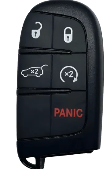 5 Button Jeep Grand Cherokee Replacement Shell for FCC: M3N-40821302 - Southeastern Keys