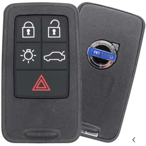 5 Button Volvo Smart Key w/ Approach Lights KR55WK49264 / 30659607 / 433mhz (OEM Refurbished) - Southeastern Keys