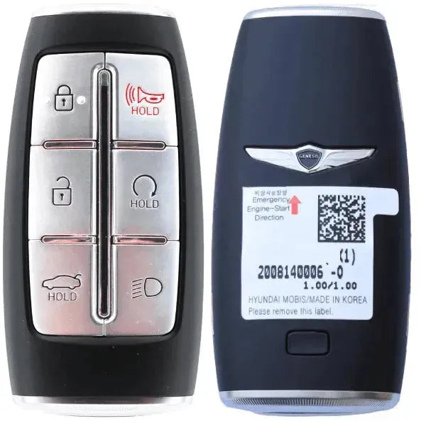 6 Button Hyundai Genesis G80 Proximity Smart Key TQ8-F0B-4F35 / 95440-G9530 / 95440-T1000 (OEM-NEW) - Southeastern Keys