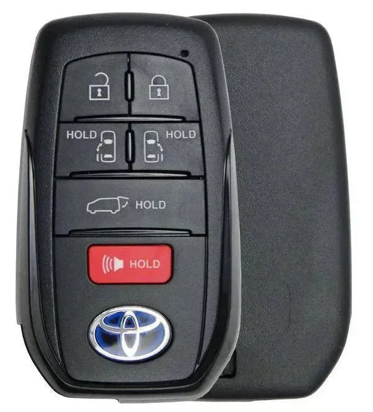 6 Button Toyota Sienna Hybrid Proximity Smart Key HYQ14FBX "G" board / 8990H-08010 (OEM New) - Southeastern Keys