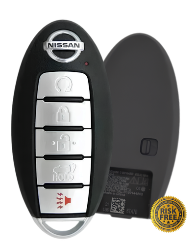 5 Button Nissan Rogue Proximity Smart Key KR5TXN4 / 285E3-6TA7B, 285E3-6TA7A (OEM Refurbished)