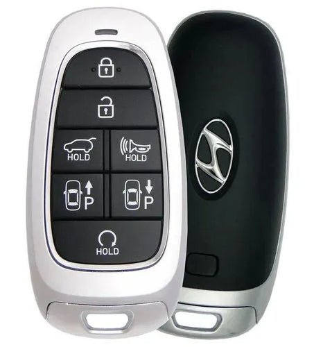 7 Button Hyundai Santa Fe Proximity Smart Key w/Parking Assistance TQ8-FOB-4F27 / 95440-S1560 (Aftermarket) - Southeastern Keys