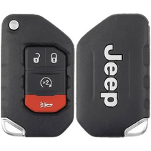 Load image into Gallery viewer, 4 Button Jeep Wrangler Proximity Flip Key /  OHT1130261 / 68416784 AB  (OEM)
