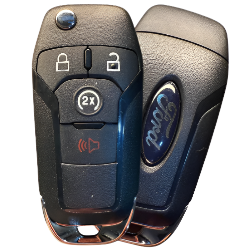 4 Button Ford Flip Key w/ Remote Start N5F-A08TBLP / 164-R8337 (OEM Refurbished)