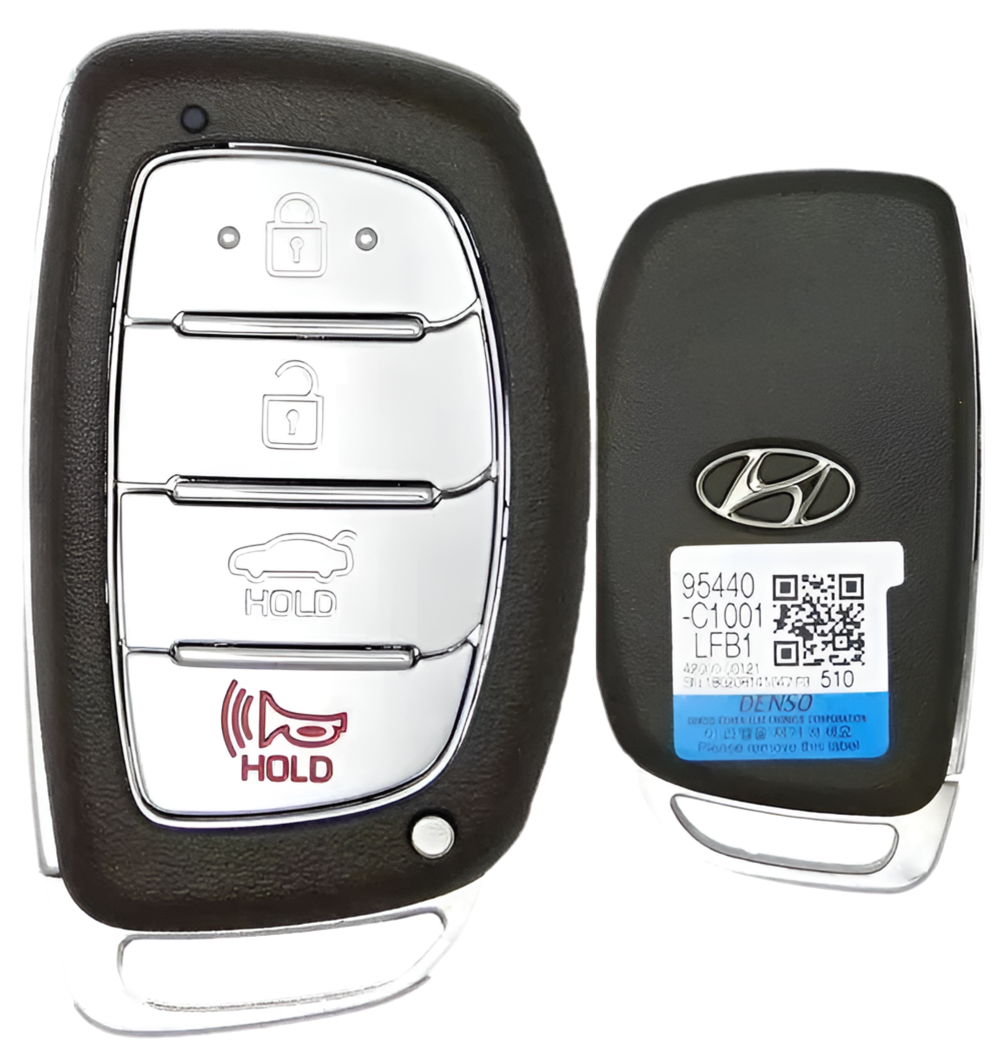 4 Button Hyundai Sonata Proximity Smart Key CQOFD00120 / 95440-C1000 95440-C1001 (OEM Refurbished)