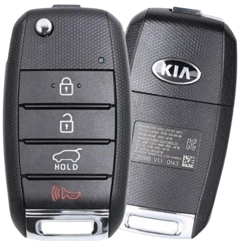 4 Button Kia Sedona Flip Key TQ8-RKE-4F19 (YP PE 4BT) / 95430-A9150(OEM) - Southeastern Keys