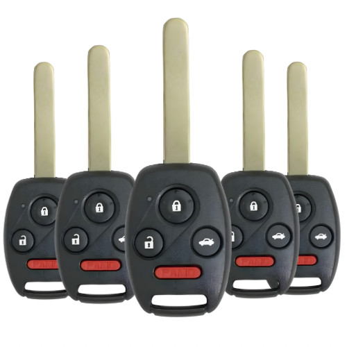 4 Button Honda Remote Head Key KR55WK49308 / 35118-TA0-A00 (Aftermarket) 5pk