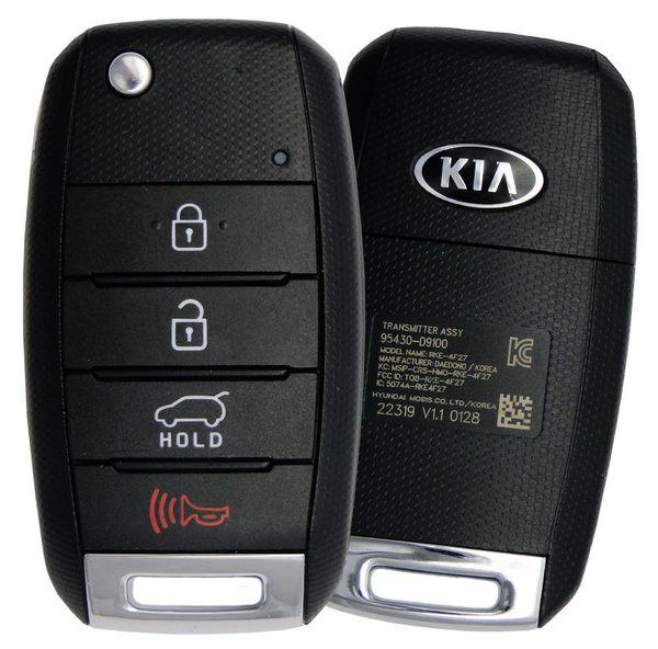 4 BUTTON KIA REMOTE FLIP KEY TQ8-RKE-4F27 / 95430-D9100 (OEM) - Southeastern Keys