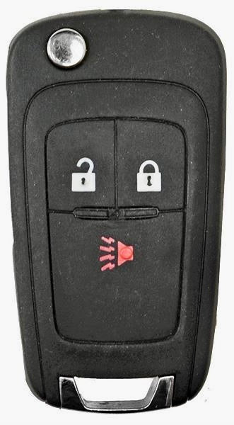 3 Button Chevrolet Spark Flip Key A2GM3AFUS03 / 95989830 (OEM Recase)