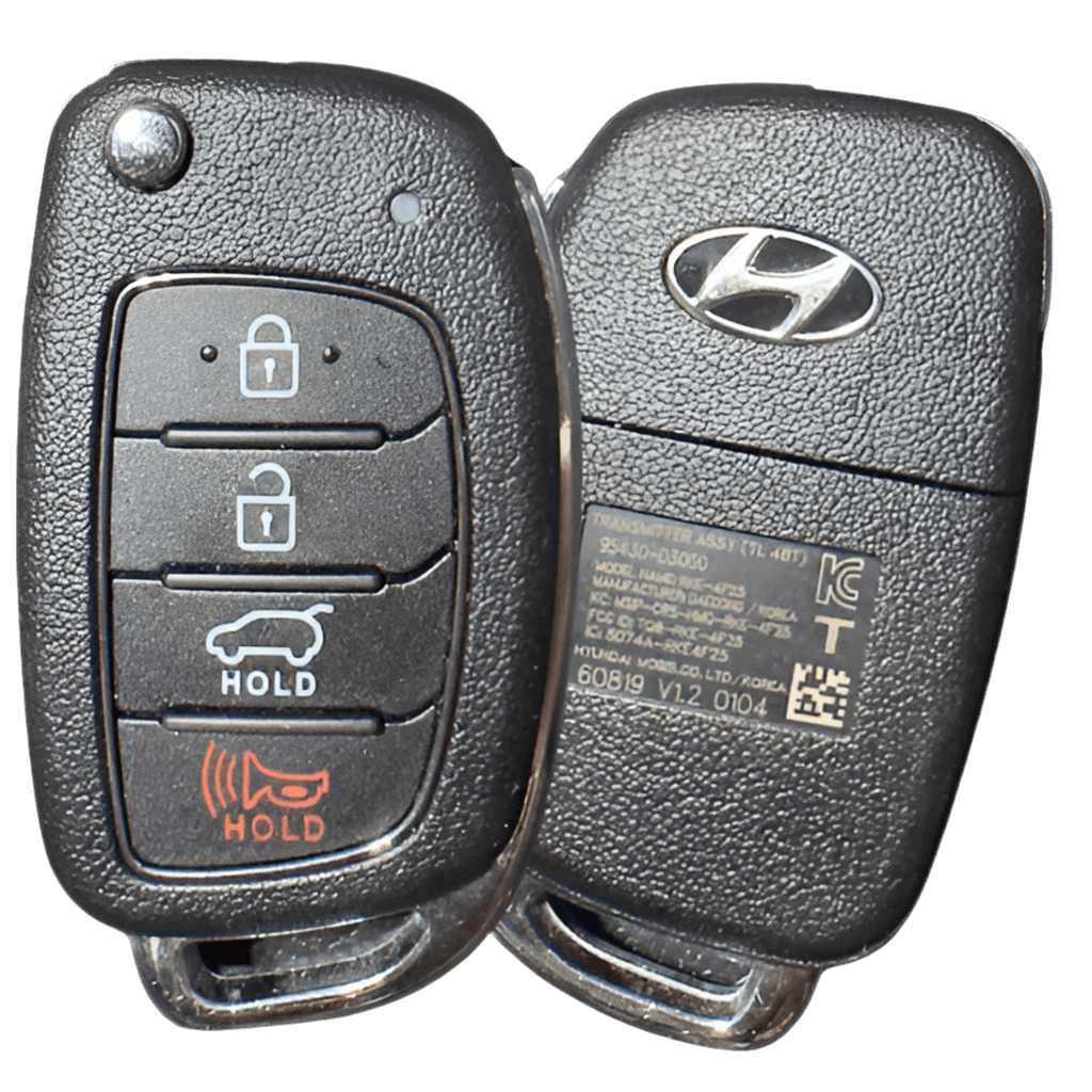 4 Button Hyundai Tucson Flip Key (Canada) TQ8-RKE-4F25 / 95430-D3000 (OEM Refurbished) - Southeastern Keys