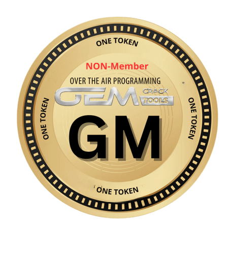 GM Over the Air Programming Token / NON MEMBER - Southeastern Keys