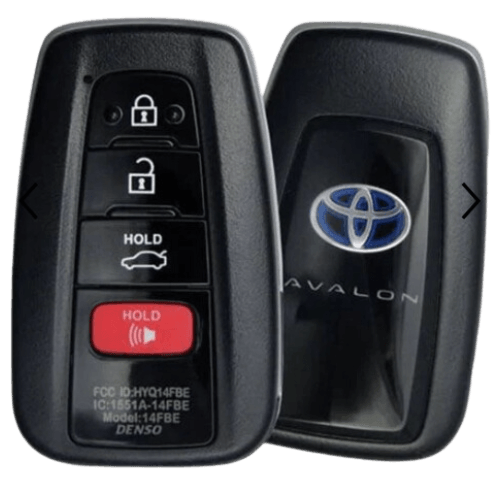 4 Button Toyota Avalon Proximity Smart Key HYQ14FBE-0410 / 8990H-07020 (OEM-Refurbished) - Southeastern Keys