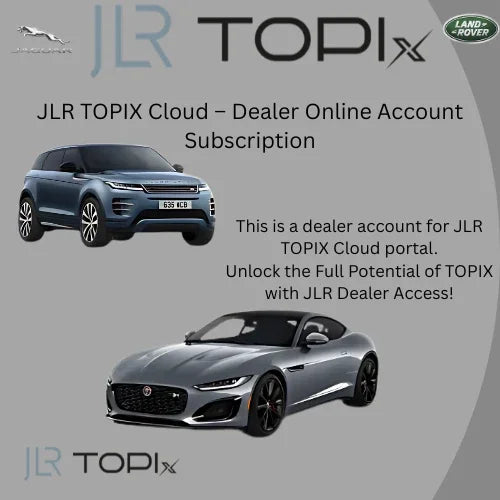 1 Year Topix (Online) Land Rover and Jaguar Programming Software