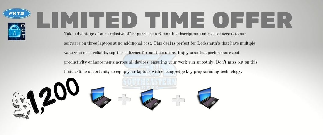 6 Month OCT FastPATS Subscription + 3 Laptop Access