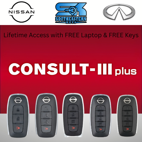 Consult 3 Nissan & Infiniti Programming Software (Lifetime Access)