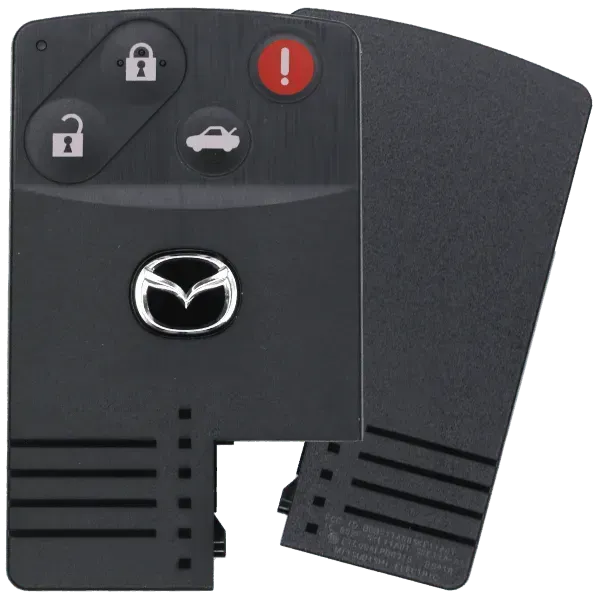 4 Button Mazda Smart Key Card BGBX1T458SKE11A01 / NFY7-67-5RYB (OEM-Refurbished) - Southeastern Keys