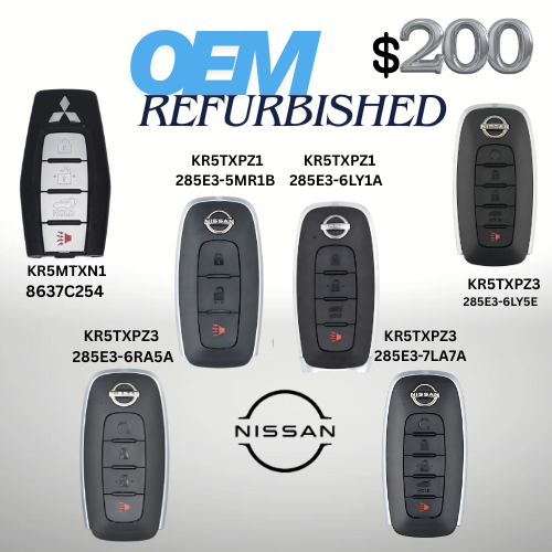 NEW Nissan & Mitsubishi Proximity Key Starter Pack (OEM Refurbished)